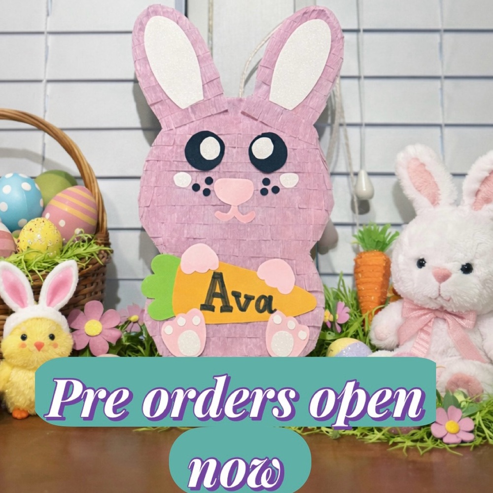Customizable Bunny piñata